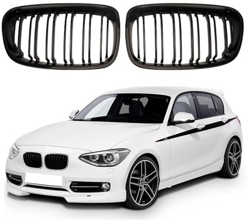 Calandre noire brillante pour 1 série F20 F21 double barre avant (F20 2011-2014)