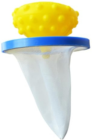 WHAMVOX 1pezzi Rete Filtrante Per Lavatrice Sacchetto Automatico Per Cattura Lint Con Colore Casuale Accessorio Pratico Per Rimuovere Pelucchi e