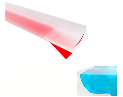 Joint de douche autocollant en silicone pour cabine de douche, 160 cm, bande de protection contre les projections d'eau, pour salle de bain et cuisine (translucide)