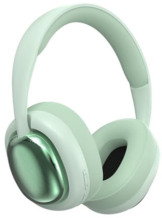 XZJZZ Casque Bluetooth filaire/sans fil avec micro, casque Bluetooth 5.3 léger, son stéréo HiFi, appels mains libres, casque de jeu pour téléphone, PC, maison, bureau, voyage, école, vert