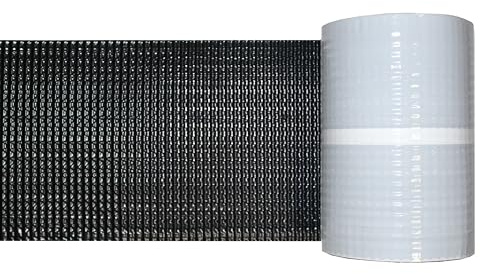 Decket Kaminanschlussband EuroTec Bonum AL 300, Schwarz | selbstklebendes Schornstein-Anschlussband; Aluminium-Wandanschlussband; witterungs- & UV-beständig; für Dachabdichtung