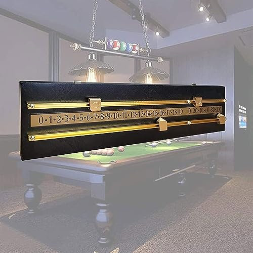 IUBGFTO An der Wand montierte Billard-Anzeigetafel, Snooker-Pool-Anzeigetafel, Spielzähler, Billard-Zubehör, Werkzeuge zur Spielerberechnung, Integrator für Billard-Dichtetafeln