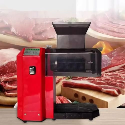Commercial Meat Tenderizer, Electric Double Sided Steak Tenderizer, Meat Cuber Tenderizer, Automatic Meat Loosening Machine for Tenderizing Beef Turkey Chicken Pork Mutton Fish Steak