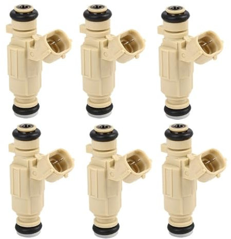 Sbshjhfb Inyector de Combustible de 6 Piezas, Compatible con Hyundai Elantra Tiburon Tucson Santa FE 35310-23600 9260930013 3531023600