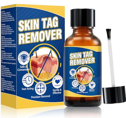 Bellifluous Verruca Treatment, Skin Tag Remover with Corn Pads, 20ml Liquid Wart Remover for Feet Toes Hands, Fast Acting Skin Tag Removal for Plantar Wart, Common and Flat