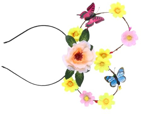 VALICLUD Blumen Haarschmuck für Partys Leichtes und Haardekor mit Floralen Designs für Cosplay und Besondere Anlässe Bleibt Sicher Am Kopf Verrutschen
