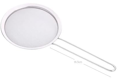 colino inox 1 colino for alimenti in acciaio inossidabile di grandi dimensioni a maglia fine for filtro dell'olio da cucina che rimuove il grasso