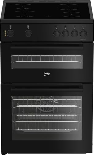 Beko AeroPerfect™ FTC6701K 60cm Wide Single Oven Electric Cooker with Ceramic Hob - Black - A Rated