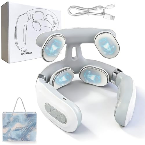 2026 New Aurenova Sereni Stim Cervical Neuromodulation Device, Neck Cordless Design and Adjustable Modes, Neck Stretcher for Necks Pain, Massage at Home, Outdoor, for Women and Men (1PC)