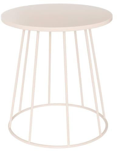 ATMOSPHERA CREATEUR D'INTERIEUR - Beistelltisch milchig beige 38 x 38 x 42 cm