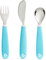 Munchkin Splash Toddler Cutlery Set (Fork, Knife & Spoon), Blue