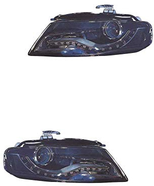 Set di fari sinistro e destro fari principali fari anteriori Bi-Xenon D3S scuro per modello A4 Avant 8K5 B8 8K2