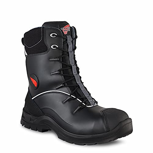 Red Wing Petroking 8-inch 3222 Safety Work Boot Side Zip Black | Various Sizes (numeric_5)
