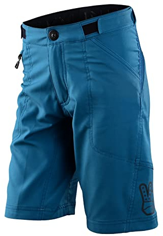 Troy Lee Designs Cycling Mountain Bike Trail Biking MTB Bicycle Shorts for Youth, Skyline Short NO Liner (24, Slate Blue)