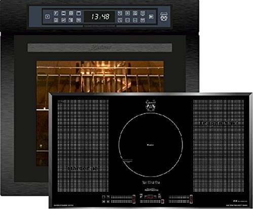 Kaiser Juego de horno EH 6306 RS+ KCT 97 FI La Perle, horno empotrado, 79L 15 Fct.+ placa de inducción 90 cm