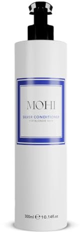 MOHI Champú Plateado 300ml - Champú de plata para cabello - Para cabello Rubio y Decolorado - Sin Parabenos - Para Hombres y Mujeres - Cuidado del Cabello
