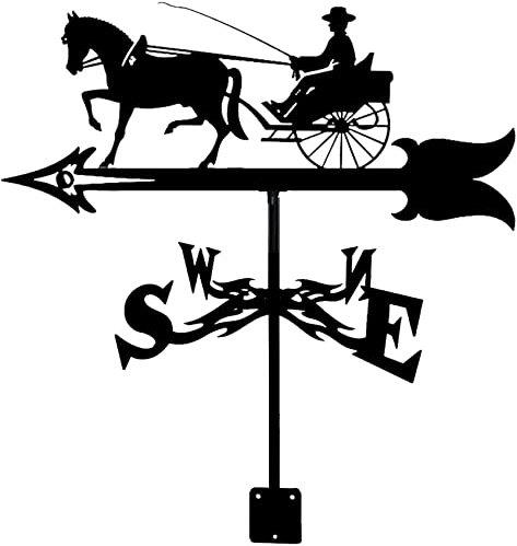 Wetterfahne Fighter Prairie Dog Rickshaw Wetterhahn Wetterfahne Messwerkzeuge Edelstahl Windrichtungsanzeiger für Terrassen- und Hofdekoration