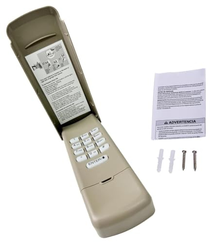 Tastiera Apriporta Garage Tastiera Senza Chiave Remota Esterna Senza Fili per Chamberlain 740CB 750CB 756CB 850CB 853CB