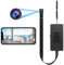 QZT WIFI Mini Wireless Camera, Rechargeable 4K 1080P Tuya Smart App 2.4Ghz Compatible Wide Angle, Real-time Viewing 24H Continuous Video Night Vision with Motion Detection Alarm,Office Home Camera