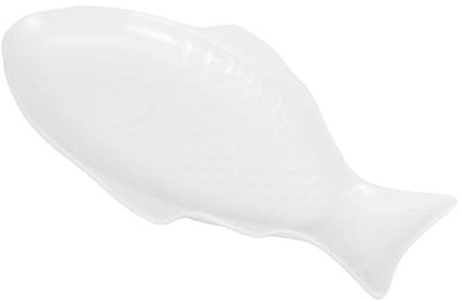 Alipis Vassoio Bianco Da Portata Piatto Da Pesce Piatto Da Portata Per Pesce Per Feste Stile Casuale