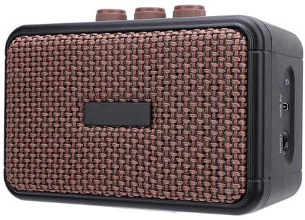 Smart Gitarre Amp, Tragbarer E -Gitarrenverstärker mit 6,35 -mm -Schnittstellen -Aux -Mikrofoneingabe für Musiker Unterwegs
