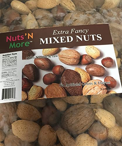 IN SHELL DELUXE MIXED NUTS BULK - 5 LB -BY NUTS N MORE