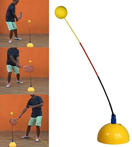 Susian Allenatore di Tennis Multiuso - Strumento di Allenamento per Il Rimbalzo, Pratica Macchina per Palline, Dispositivo Indossabile