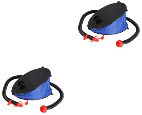 Cabilock 2St Fußpumpe für Kajak Pads aufblasbarer Polster Aufblasbare Pad aufblasbares floß Autoluftpumpe für Reifen tragbar Fußluftpumpe Spielzeug Fußpumpe für Luftmatratze