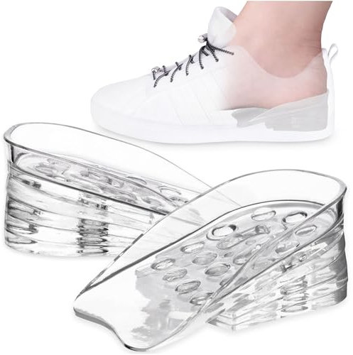 SULPO Schuheinlagen Erhöhung - Höhe Erhöhung Einlagen - Einlagen Schuhe Herren zur Fersenerhöhung - Erhöhung Fersenkissen - Height Increase Insoles - Heel Pads - Fersenkeil - Höhenverstellbar
