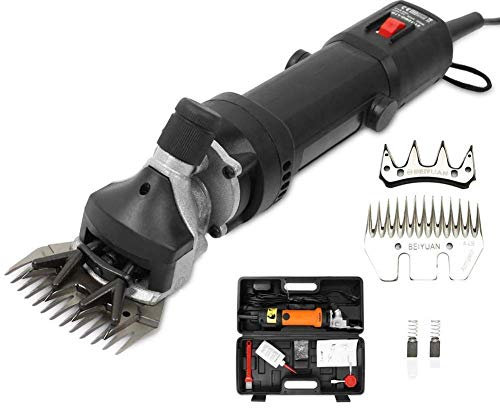 ZJFHEYUO Forbici elettriche per Pecore 690W Macchina per tosare Le Pecore Tosatrice per tosare la Lana di Pecora Forbici per Lana