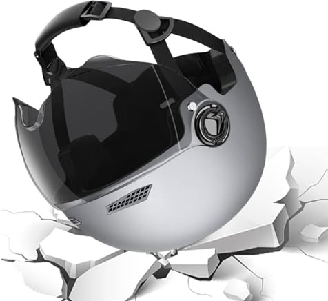 Bomefoi Casques de vélo pour homme, casque de protection haute protection absorbant les chocs pour demi-scooter | Pour adultes, escalade, patinage, pour adultes et jeunes