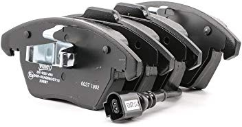 VALEO Pastillas de freno First 301635 Juego de 4 pastillas Eje delantero Completamente equipado con accesorios montados