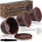 Coffee Reusable Refillable Pods 3 pcs, Dolce Gusto Machines Coffee Pod Compatible Filter Cups BPA Free with 1 Plastic Spoon and 1 Cleaning Brush