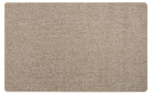 Tappeto INTRECCIO - Tappeto multiuso in tessuto con fondo antiscivolo per ingresso, cucina, camera e bagno - Lavabile in lavatrice - 50x240 cm