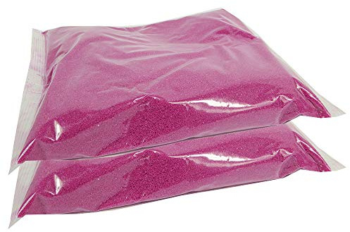 Ghisi Walter Arena colorida decoración fina 0,4-0,7 mm 2 kg (fucsia)