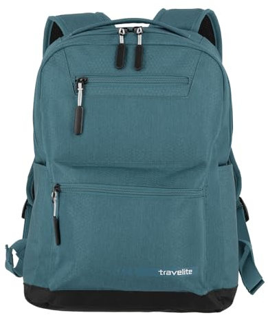 Travelite Handgepäck Rucksack mit gepoltertem Laptopfach, Laptop Rucksack 13 Zoll, KICK OFF, Tagesrucksack für Urlaub und Sport, 40 cm, 17 Liter