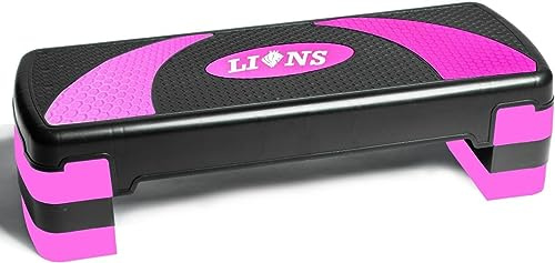 FAIRWAYUK Steppers for Exercise Workout - 3 Level Adjustable Height Non Slip Aerobic Step Platforms, Cardio Home Gym Equipment Fitness Step Workout Training