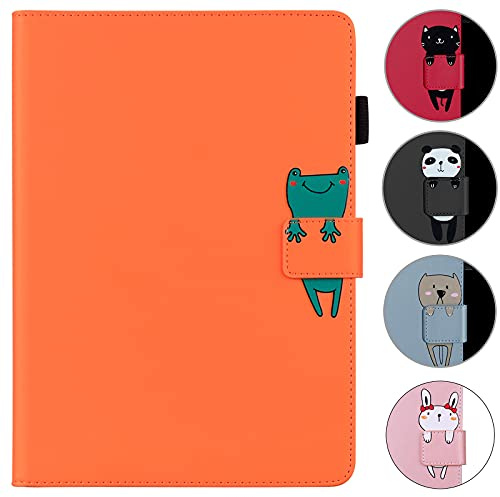 Kedic Custodia iPad 9.7, Cover iPad 6 Generazione, Cover iPad air 2 /air, Cover iPad 5 Gen, Fodera in Morbida TPU, Cover con Funzione di Supporto -Arancia