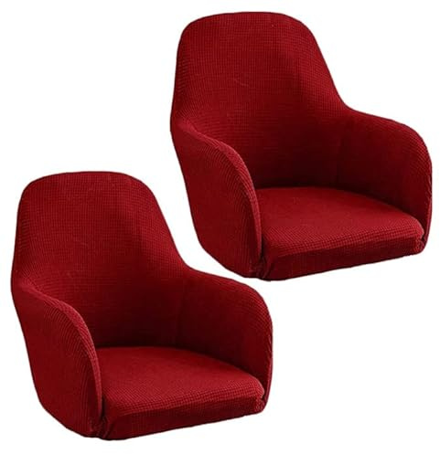 klkjk Stretch Stuhlhussen-Bezüge Stuhlbezug Mit Armlehne 2/4/6er Set Esszimmerstuhlbezug Hochlehner Stuhlbezug Schonbezug Stuhl Abdeckung Schonbezug Für Esszimmer, Büro Schutzhülle