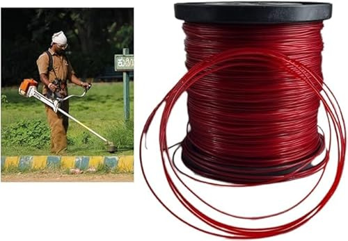 ARMERIAONLINE SINCE 1999 Filo per Decespugliatore Professionale in Nylon Ricambio da 2,4 mm e 2,7 mm Tagliabordi Tagliaerba (Diametro 270 mm, 100 Metri)