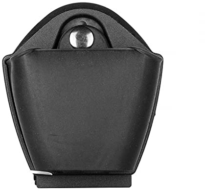 DONGKER Handschellen Holster, Polizei Handschellenhalter, 360° Drehbar Schnellverschluss Handschellenetui aus Kunststoffstahl für Polizisten, Militär, Outdoor, Schw
