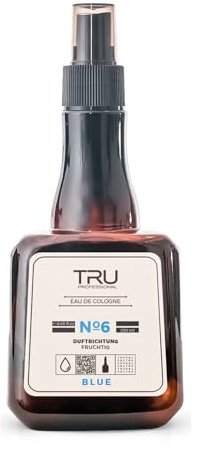 TRU Barbers Eau De Cologne After Shave Spray 250ml BLEU - Langanhaltender Duft, Premium Herrenpflege, Beruhigende Pflege nach der Rasur