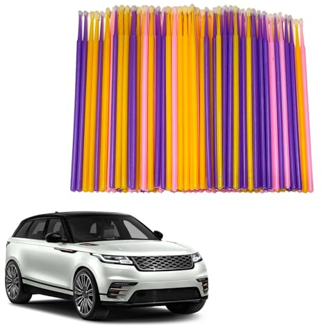 PIWOSGOL 300 Stück Lacktupfer Auto Set, Ausbesserungspinsel für Farbe, Reparatur von Kratzern Pinsel, Ausbesserungsstift zum Exakten Retuschieren von Kleinen Lackschäden