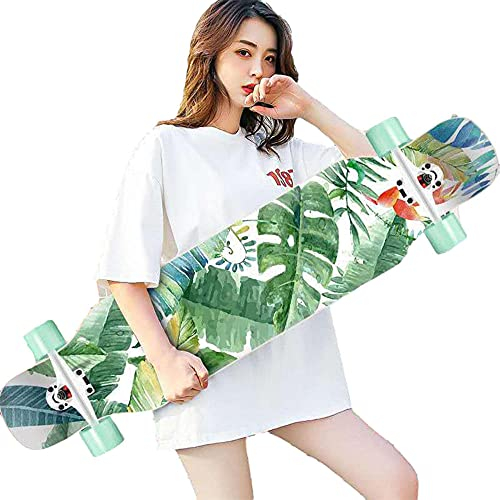 42 Longboard Anfänger Skateboard, für Erwachsene und Jugendliche, Komplett Skateboard 8-lagiges Ahorn Concave Cruiser-12_42 Zoll