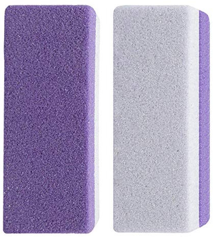 Pietra pomice per piedi, pietra pomice in vetro per piedi, scrubber per rimuovere la pelle morta, pietra pomice naturale per rimuovere calli e pelle dura, forniture per pedicure