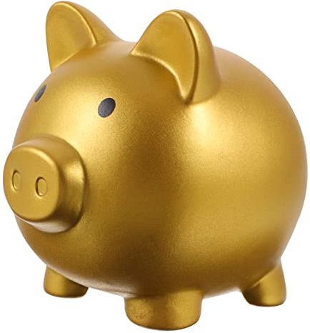 FRCOLOR Salvadanaio in Vinile Forma Di Porcellino Utile Per Insegnare Ai Ragazzo Ragazza Ragazza Risparmio Di Monete e Banconote Decorazione Graziosa Per Interni