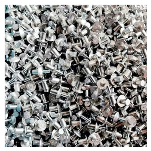 100 rivetti ad espansione in lega di alluminio, chiodi a percussione, viti for perforanti, elementi fissaggio for pareti(5pcs,7mm)