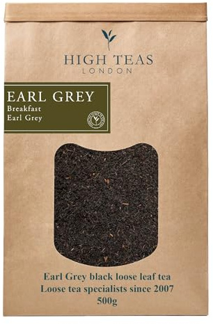 Breakfast Earl Grey Loose Leaf Tea 500g | Strong China & Ceylon Blend with Bergamot | Premium Loose Tea Earl Grey