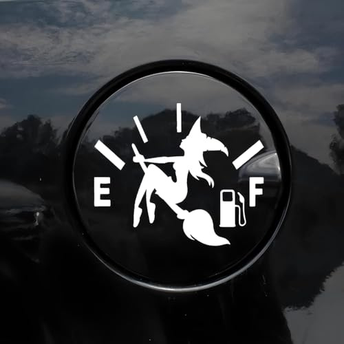 Süße Hexe Tankdeckel Aufkleber Sticker Farbe&Größe wählbar Autoaufkleber
