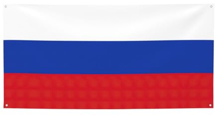 Banderas de fiesta de bandera rusa para adultos, personalizables, para fiestas de cumpleaños, bodas, fiestas